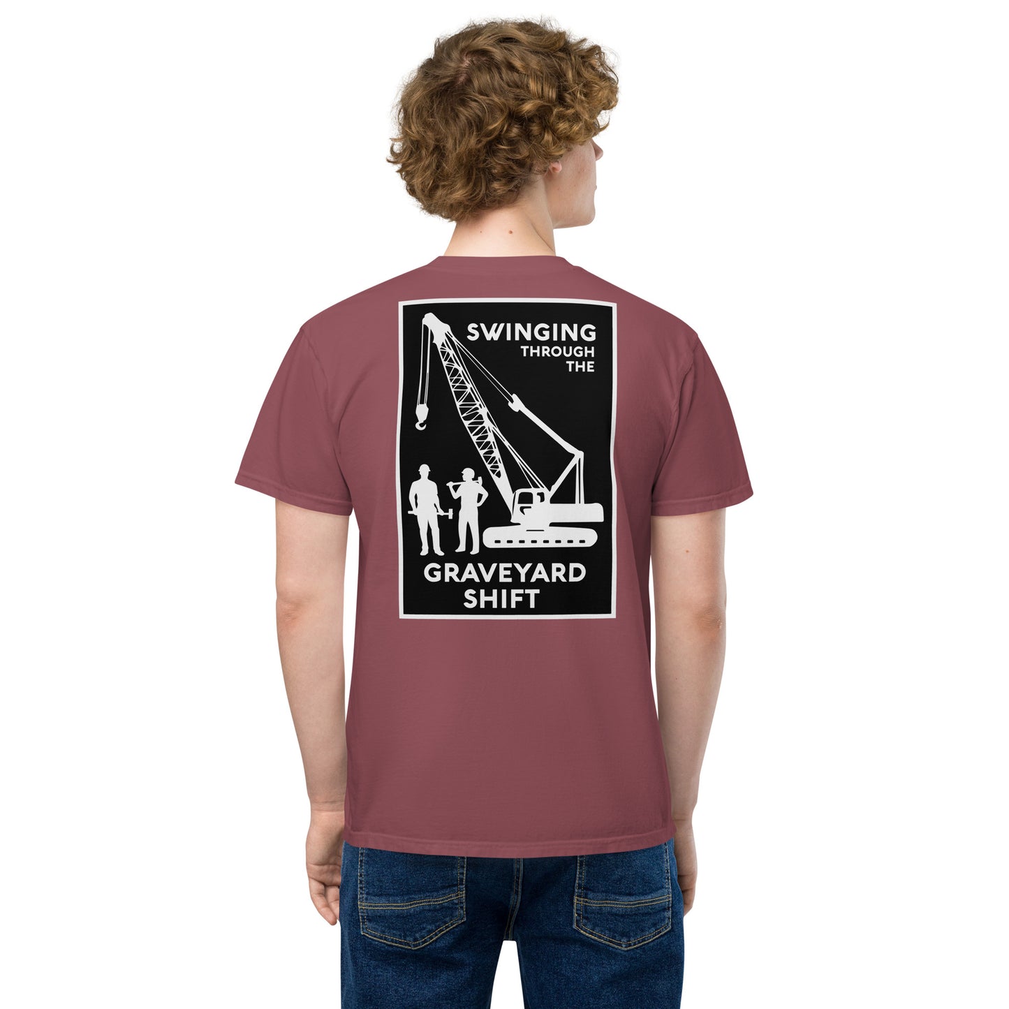 Unisex garment-dyed pocket t-shirt
