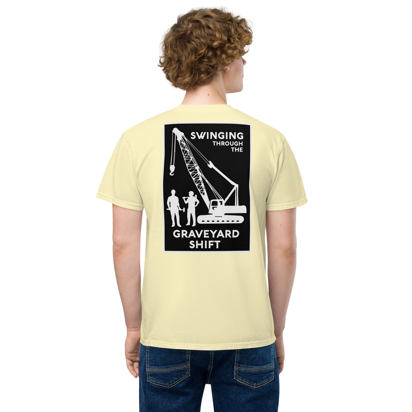 Unisex garment-dyed pocket t-shirt