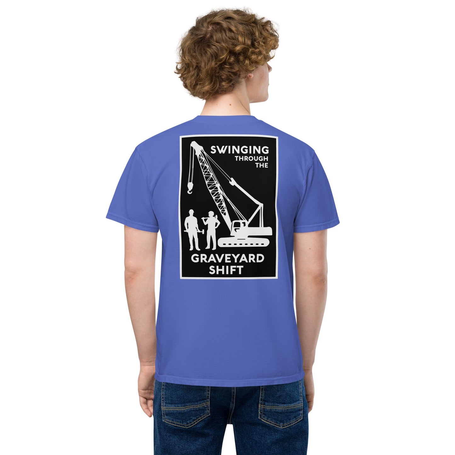 Unisex garment-dyed pocket t-shirt