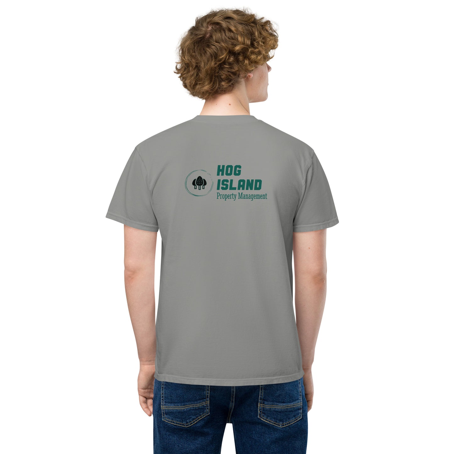 Unisex garment-dyed pocket t-shirt