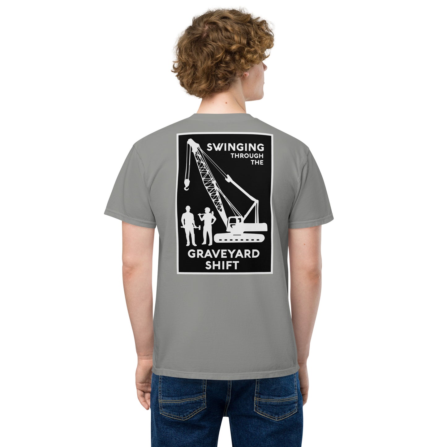 Unisex garment-dyed pocket t-shirt