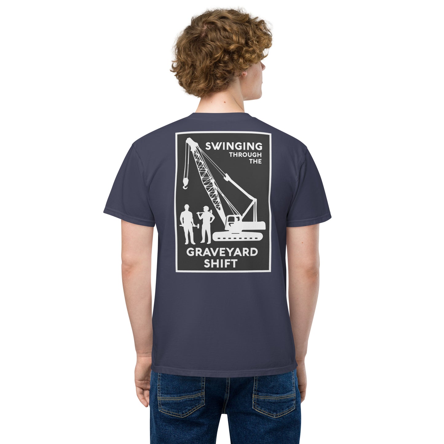Unisex garment-dyed pocket t-shirt