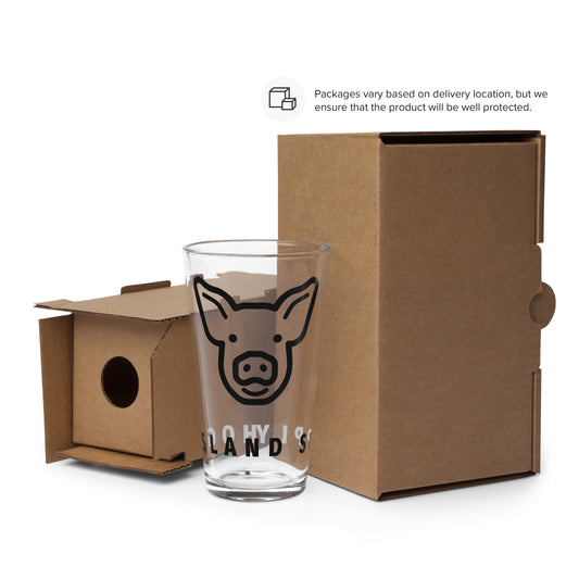 Hog Island Shaker pint glass