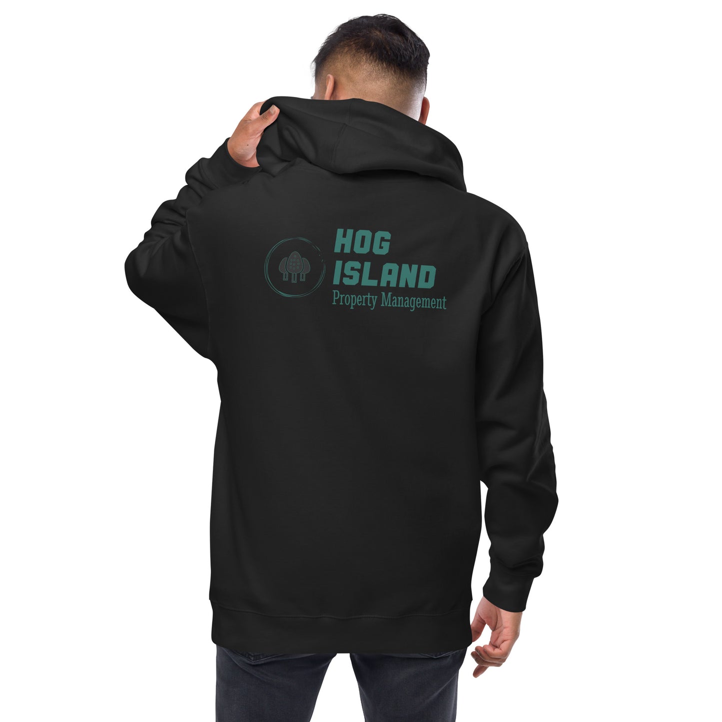 Unisex fleece zip up hoodie